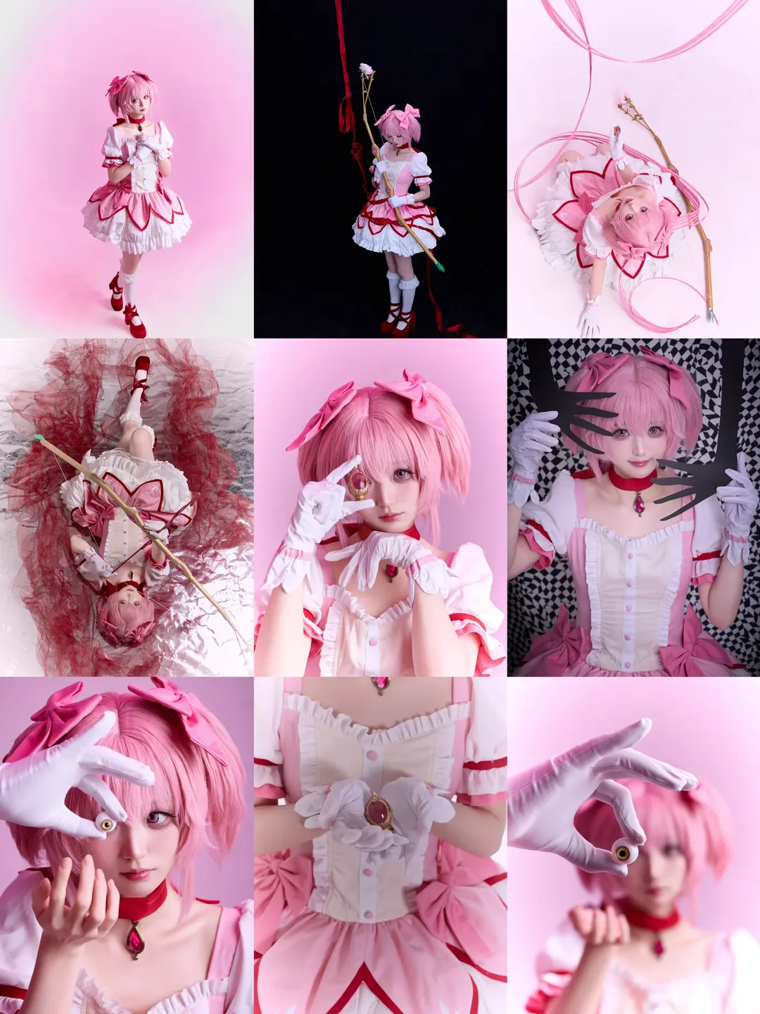 2D, Madoka Kaname cosplay, Puella Magi Madoka Magica, Pink-haired girl, Cosplay photography - Image 1