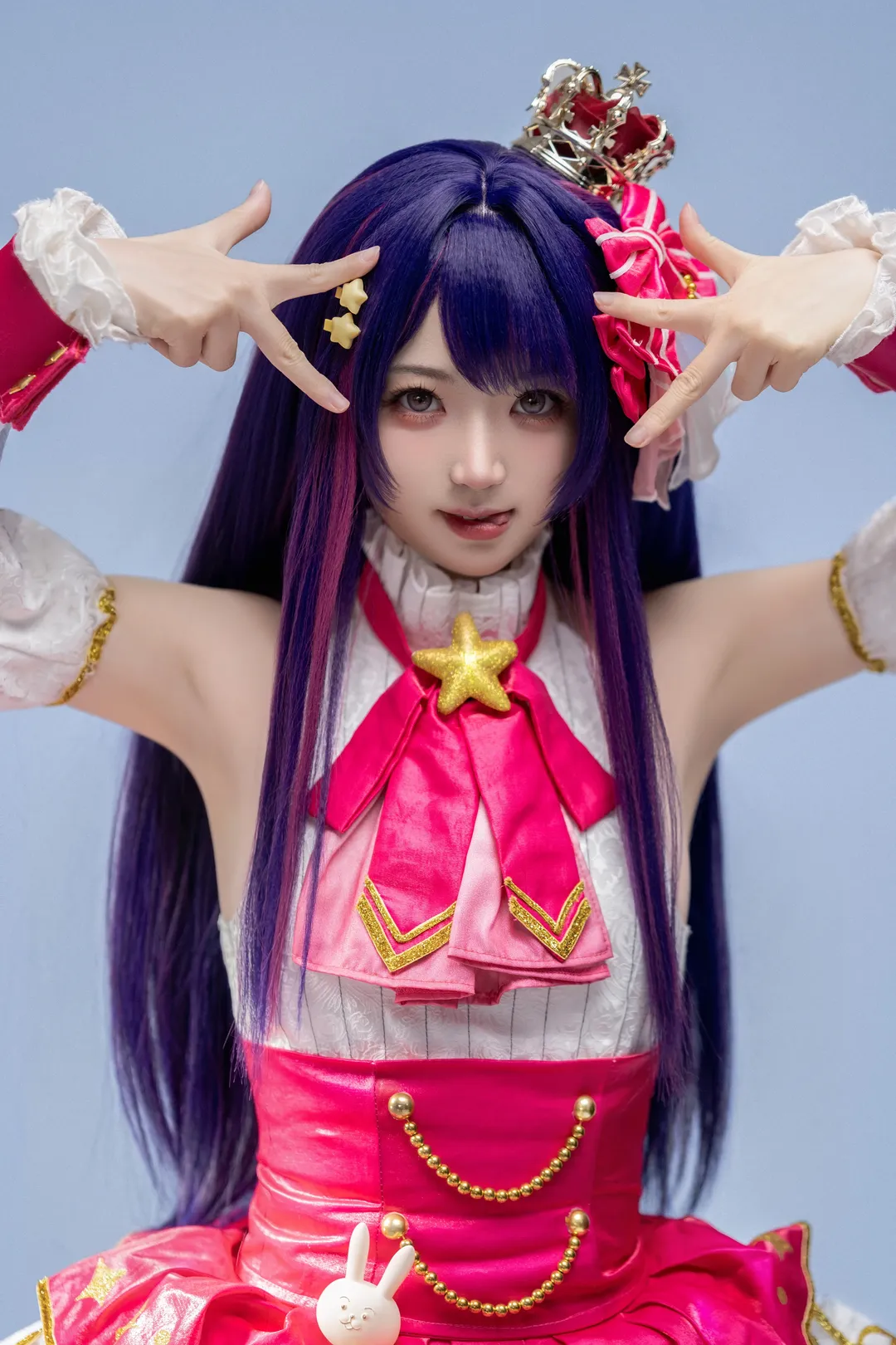 二次元摄影, 紫发角色, 偶像打歌服, 星野爱cos, 我推的孩子 - 第10张
