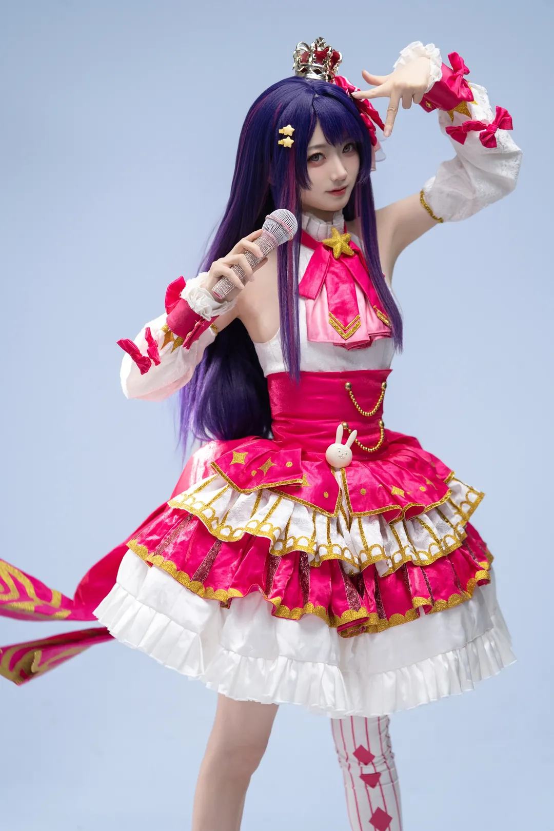 二次元摄影, 紫发角色, 偶像打歌服, 星野爱cos, 我推的孩子 - 第6张