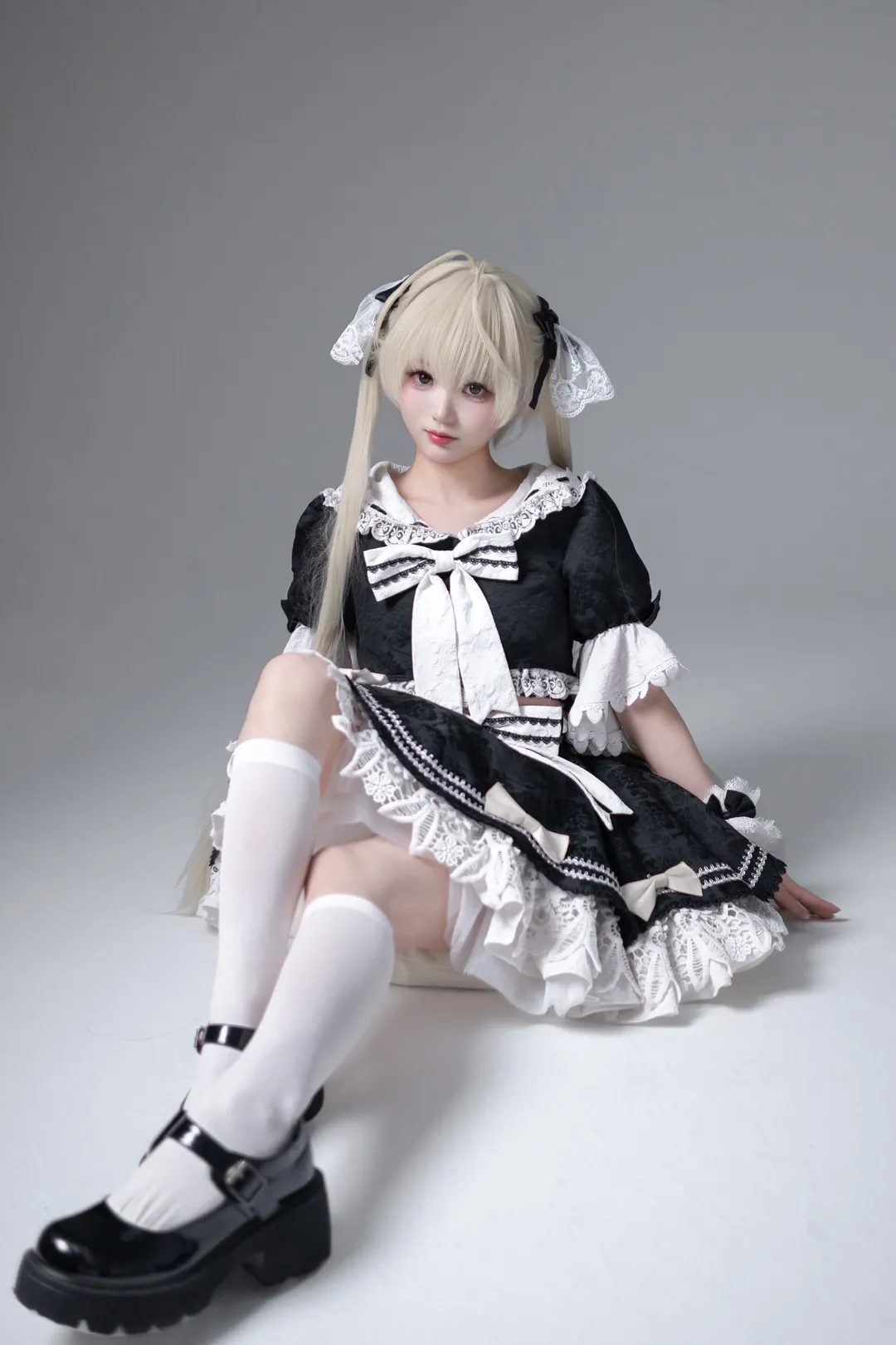 春日野穹 コスプレ, ヨスガノソラ, スタジオ撮影, 二次元ファッション, ゴシック・ロリータ