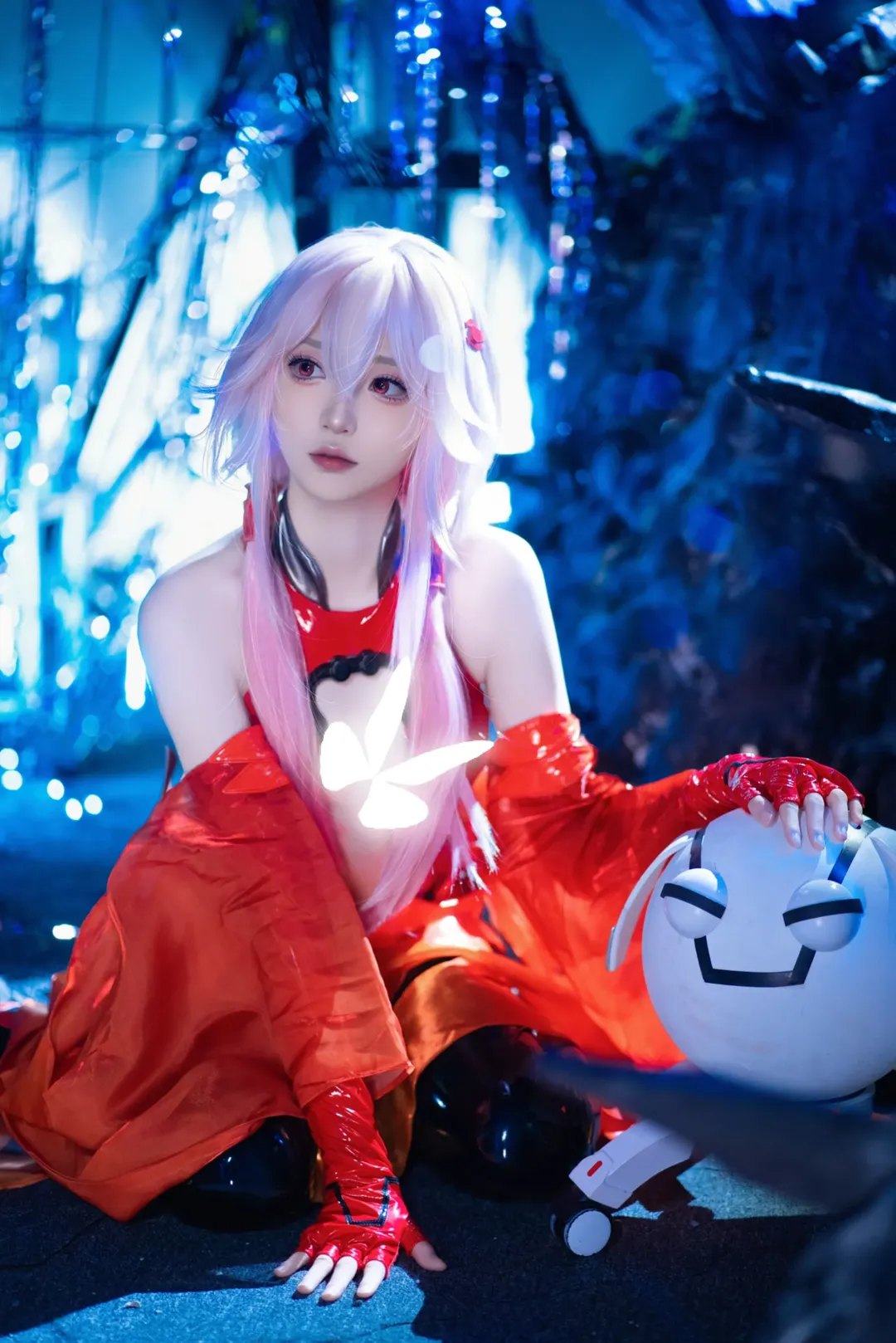 二次元cosplay, cosplay摄影, 红黑配色, 楪祈cos, 罪恶王冠 - 第5张