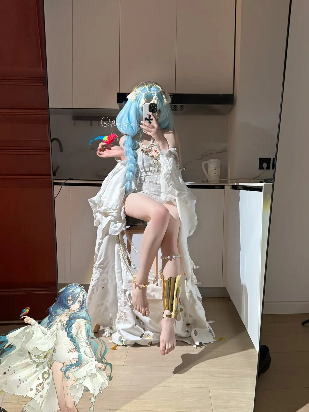 重返未来1999, 二次元还原, cosplay日常, 37cos, 海岛风穿搭 - 第1张