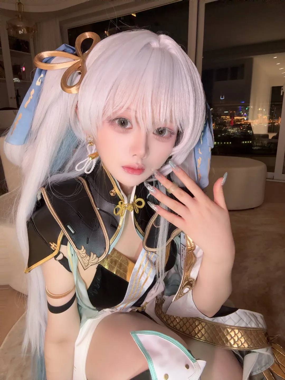 今汐cos, cosplay摄影, 二次元装扮, 棚拍记录, 国风服饰 - 第2张
