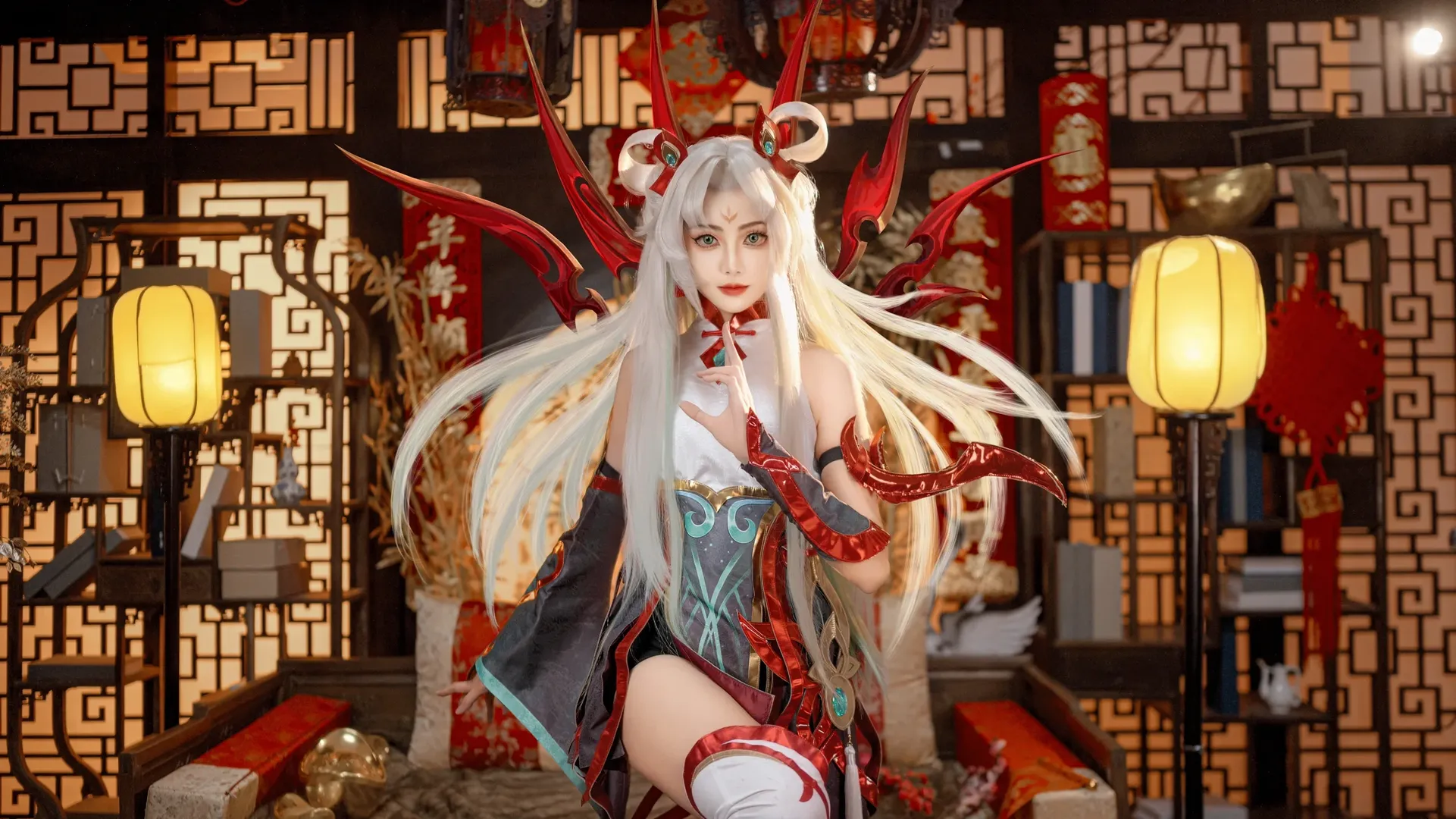 コスプレ写真, 中華風コスプレ, リーグ・オブ・レジェンド, イレリア コスプレ, 神話の創り手 - 1枚目
