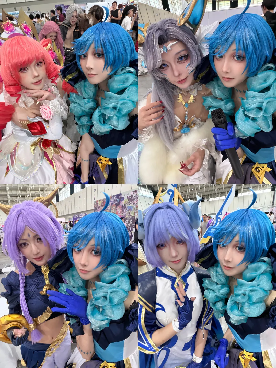 cosplay日常, 蓝发造型, 漫展集邮, 金陵青年文化博览会, 线下漫展 - 第5张