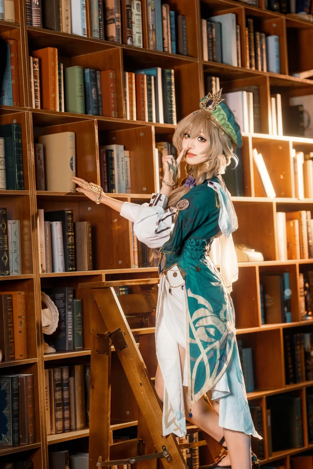 角色扮演, 原神, 户外摄影, 丽莎cos, 花海写真 - 第2张