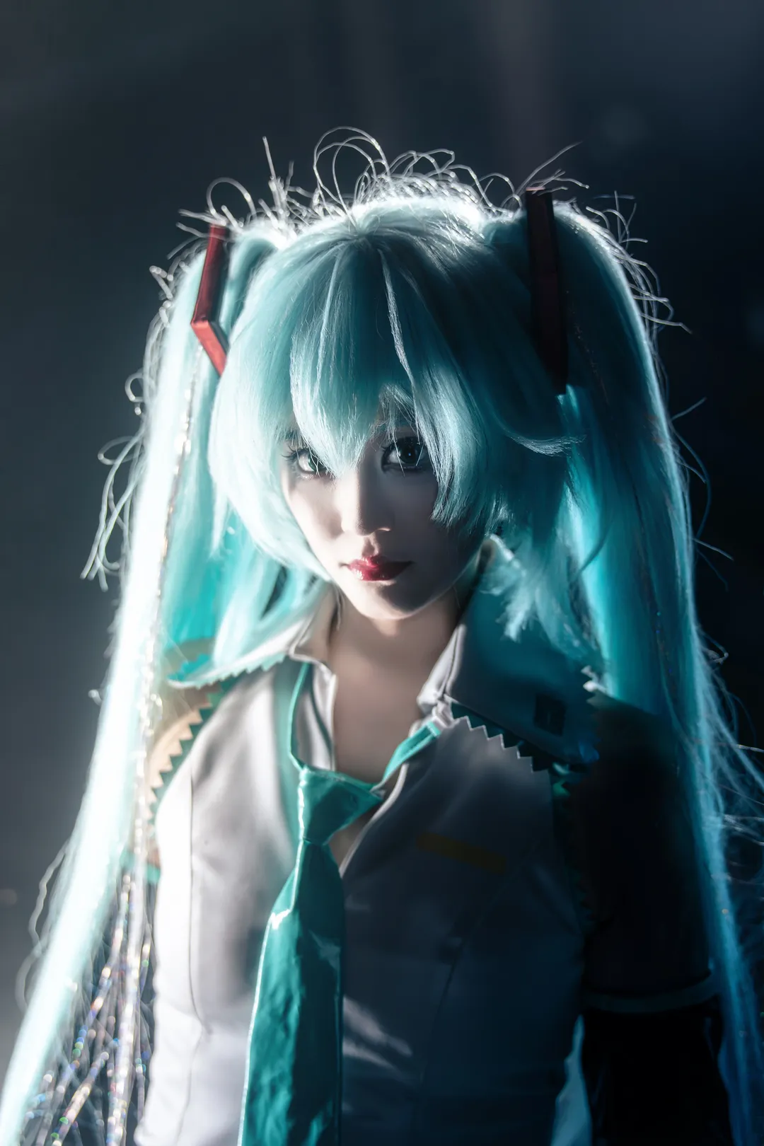 初音未来, 初音未来cos, cosplay正片, 二次元角色扮演, 夜景摄影 - 第10张