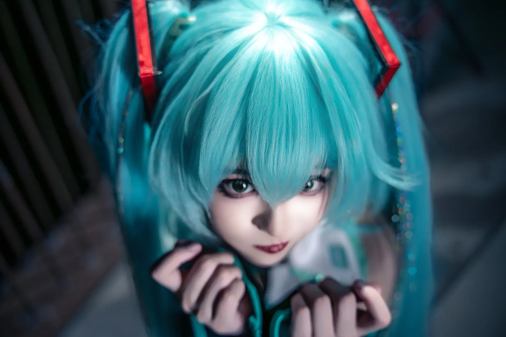 初音未来, 初音未来cos, cosplay正片, 二次元角色扮演, 夜景摄影 - 第4张
