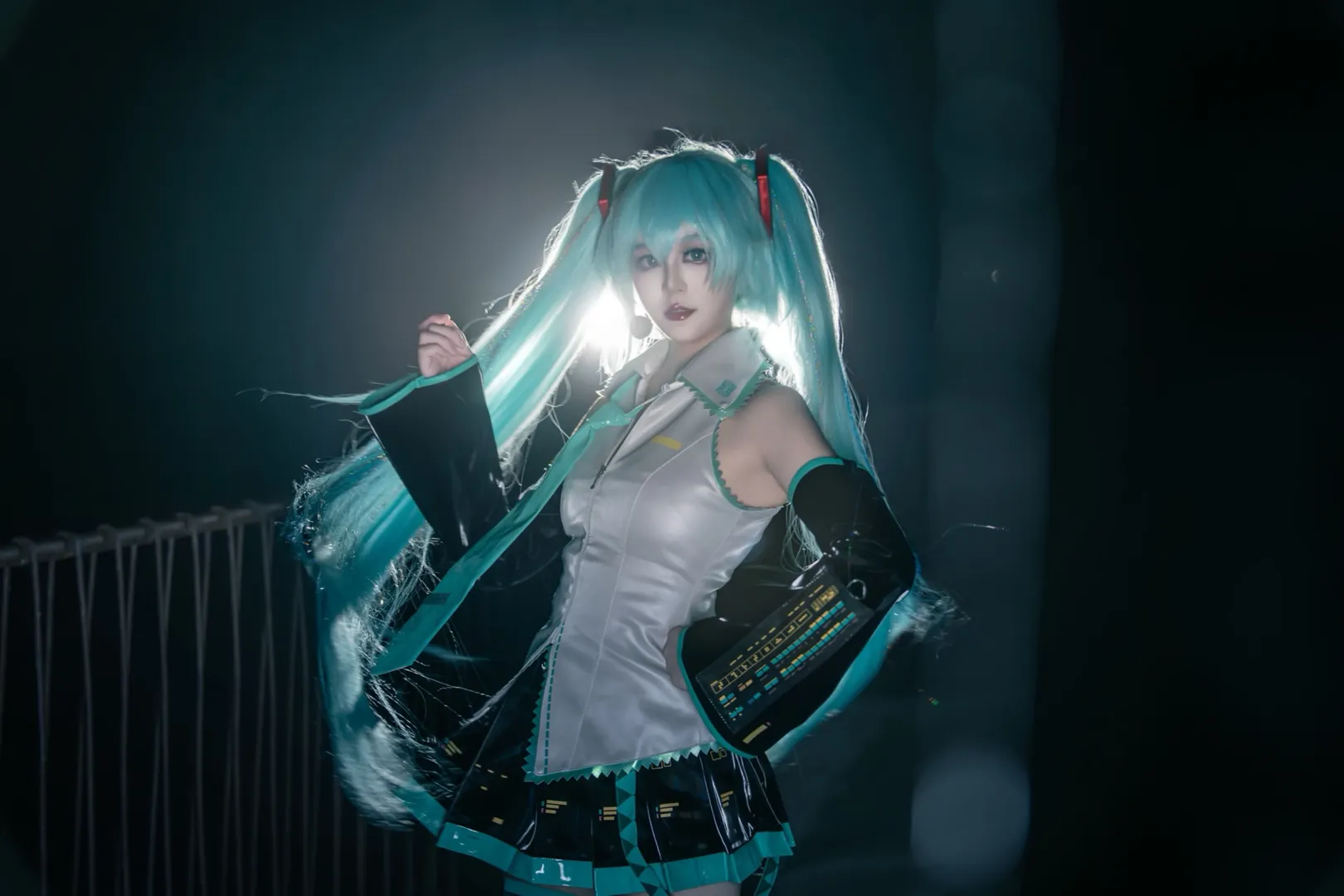 初音未来, 初音未来cos, cosplay正片, 二次元角色扮演, 夜景摄影 - 第8张