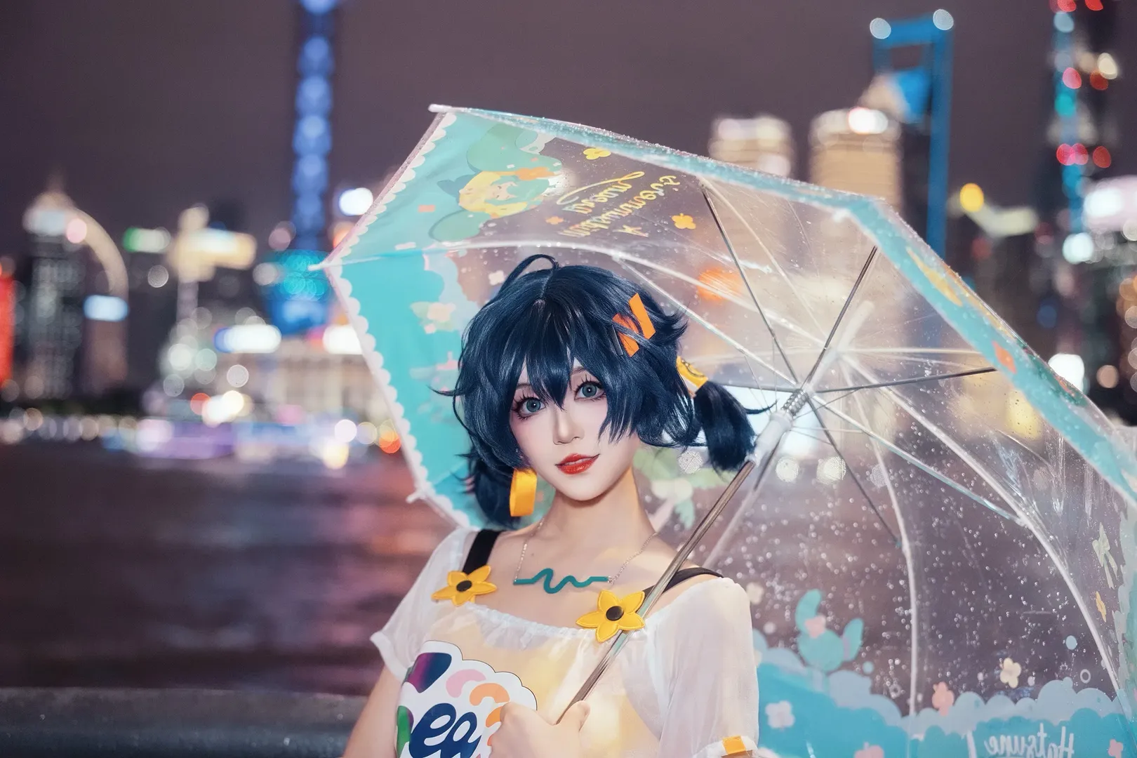 绝区零, cosplay, 二次元日常, 铃cos, 雨夜夜景 - 第3张
