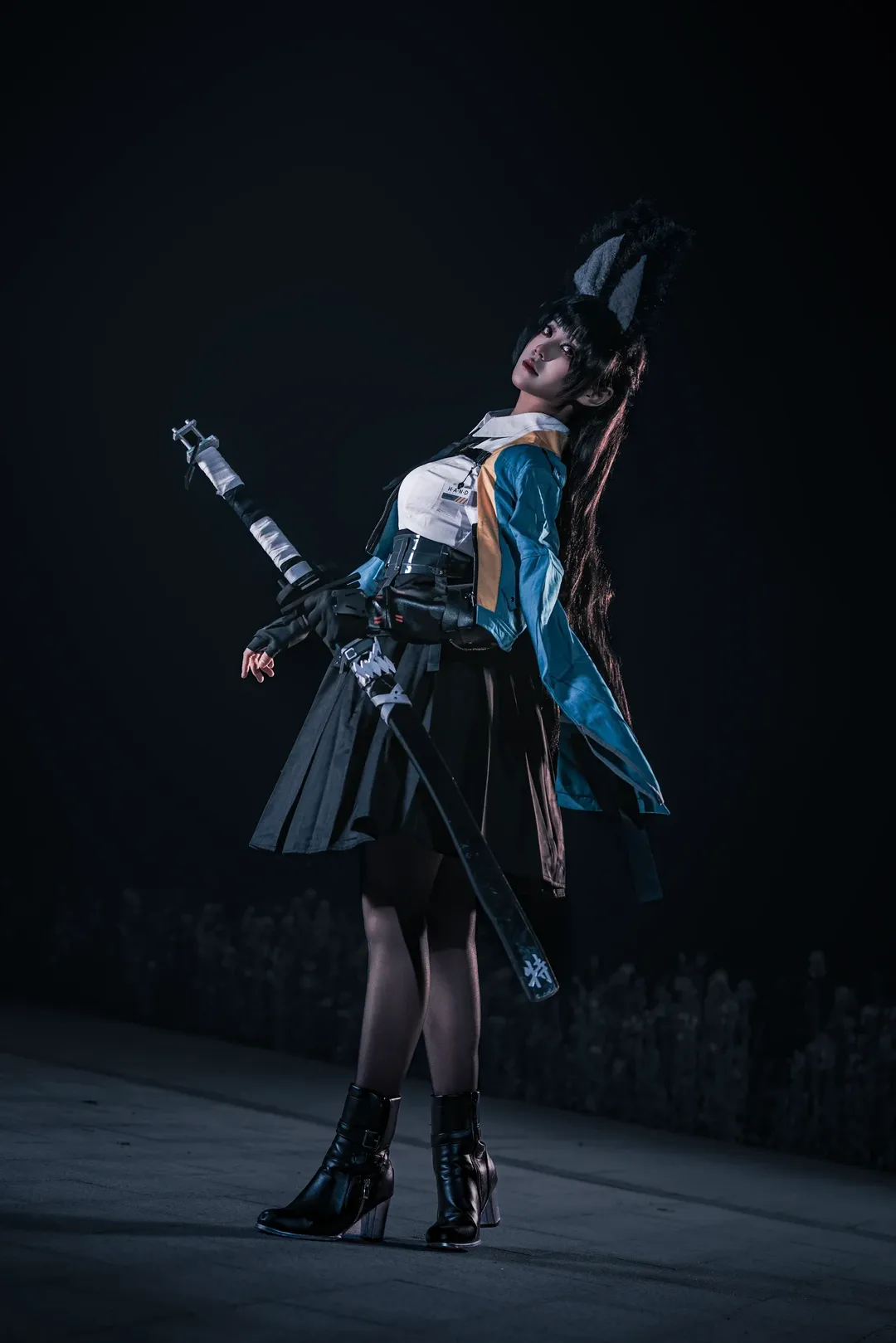 绝区零, 二次元摄影, 星见雅cos, cosplay动作参考, 夜景写真 - 第2张