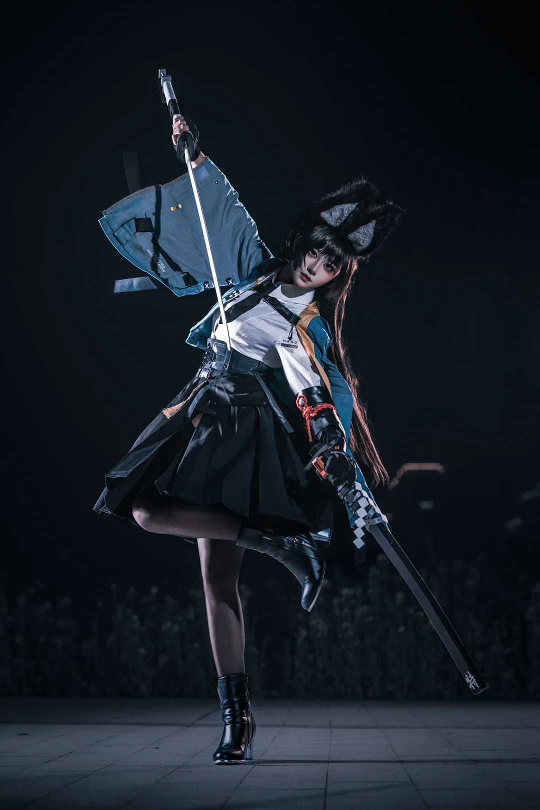 绝区零, 二次元摄影, 星见雅cos, cosplay动作参考, 夜景写真 - 第4张