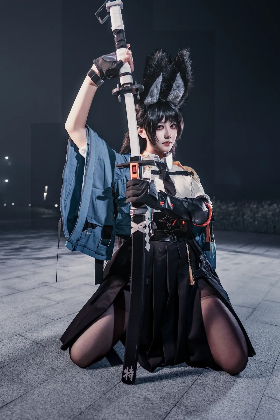 绝区零, 二次元摄影, 星见雅cos, cosplay动作参考, 夜景写真 - 第8张
