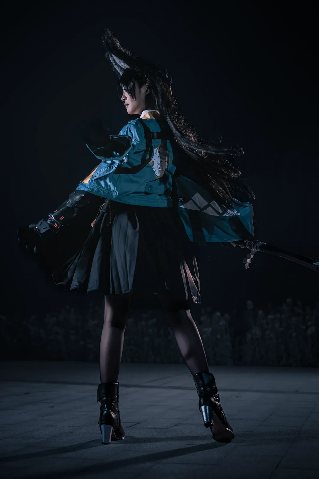 绝区零, 二次元摄影, 星见雅cos, cosplay动作参考, 夜景写真 - 第9张