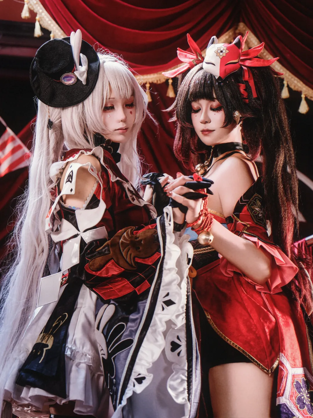 崩坏星穹铁道, 双人Cosplay, 花火cos, 马戏团风摄影, 舞台风写真 - 第2张