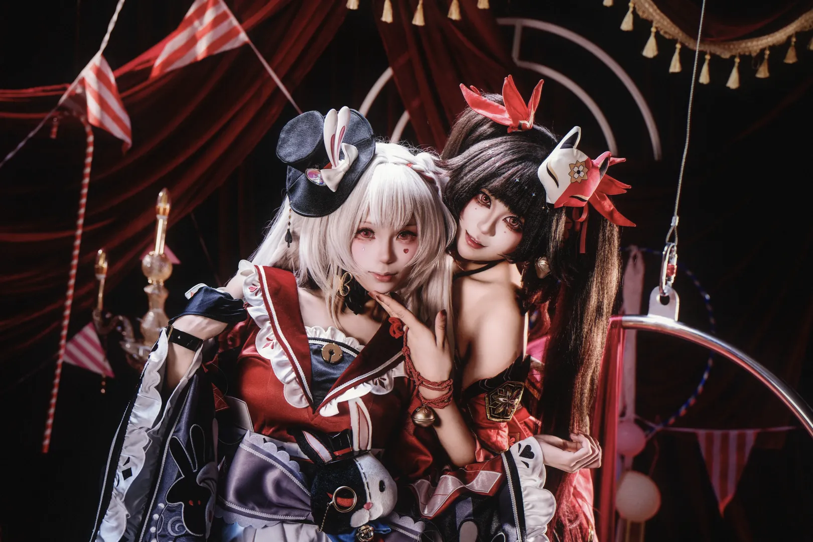 崩坏星穹铁道, 双人Cosplay, 花火cos, 马戏团风摄影, 舞台风写真 - 第4张
