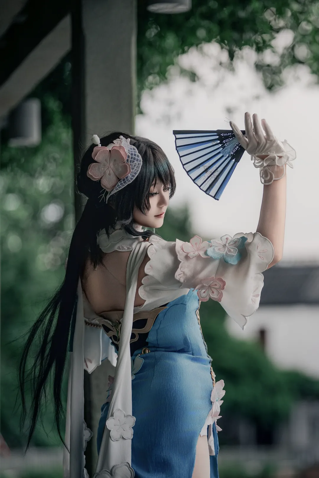 二次元摄影, 崩坏星穹铁道, 国风cosplay, 阮·梅cos, 三伏天外景 - 第1张
