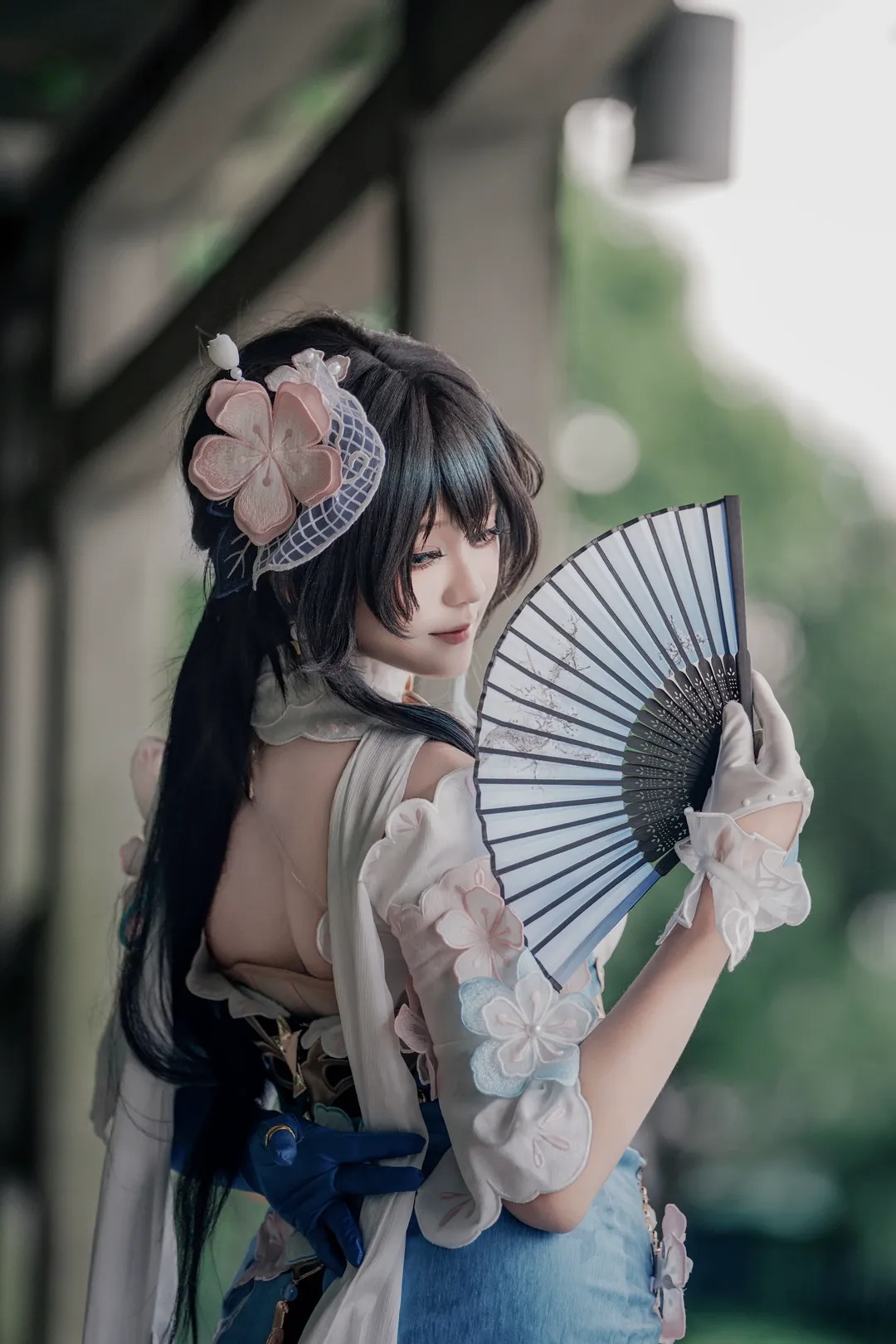 二次元摄影, 崩坏星穹铁道, 国风cosplay, 阮·梅cos, 三伏天外景 - 第2张