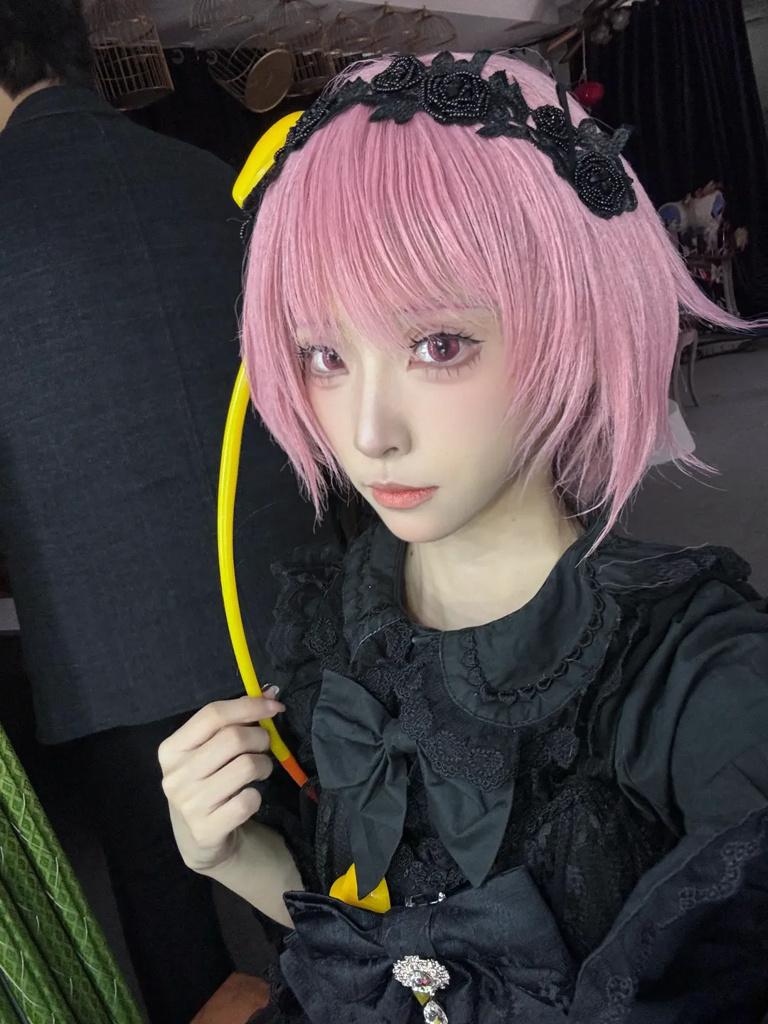 cosplay, 東方Project, 古明地覺cos, 哥特洛麗塔, 黑覺