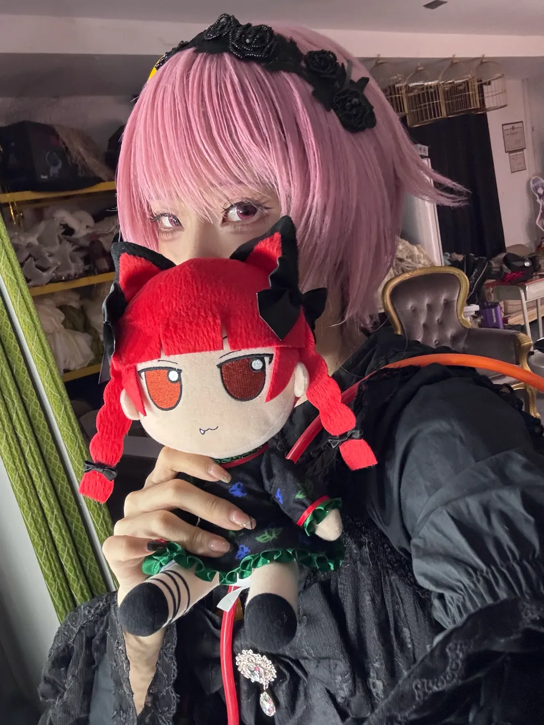 コスプレ, 東方Project, 古明地さとり コスプレ, ゴシック・ロリータ, 黒さとり - 2枚目