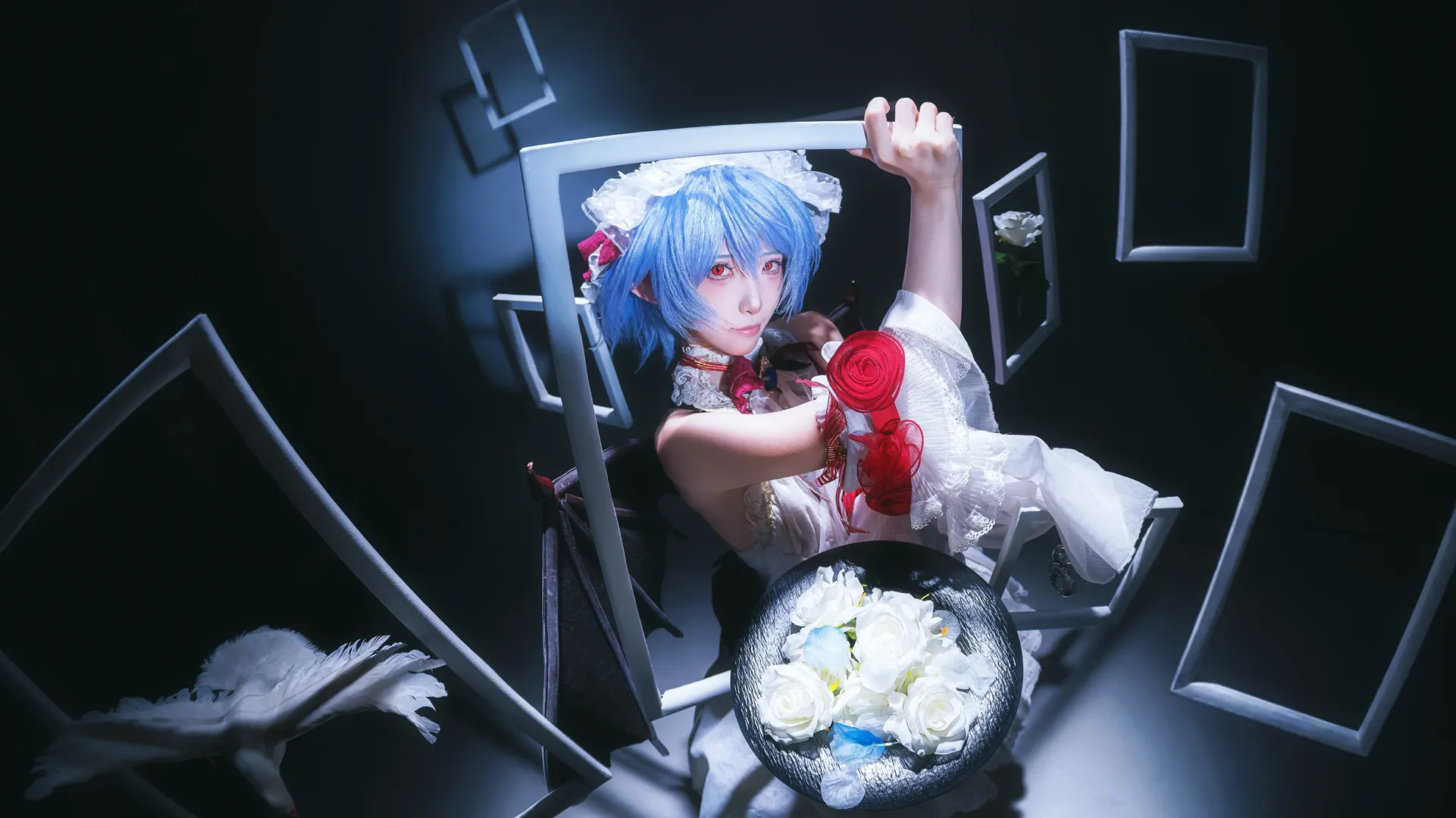 东方Project, 蕾米莉亚cos, 女仆装, 二次元cosplay, cosplay正片