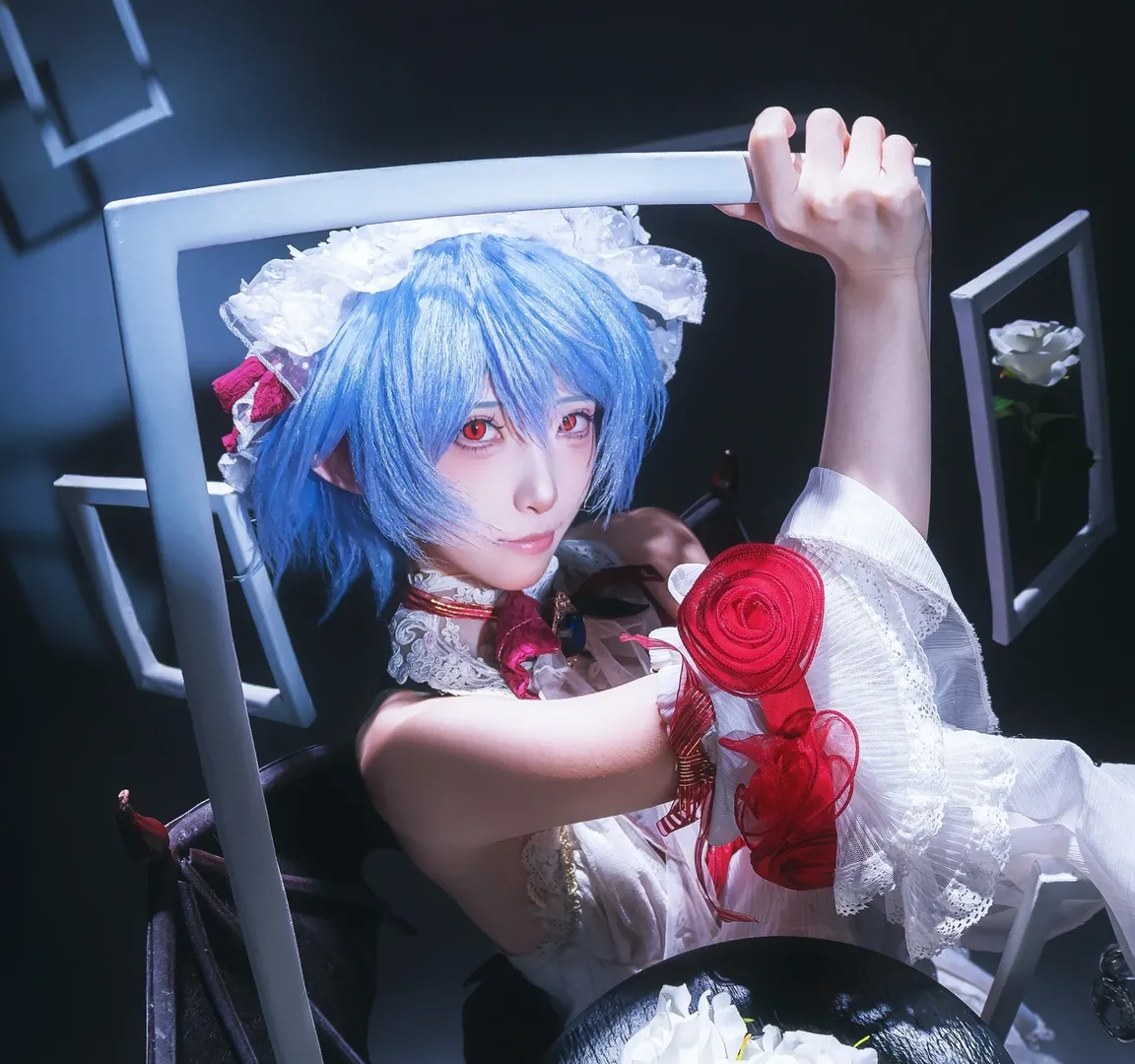 东方Project, 蕾米莉亚cos, 女仆装, 二次元cosplay, cosplay正片 - 第2张