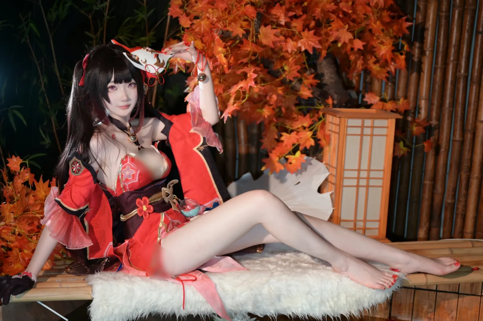 Anime-style photography, Honkai: Star Rail, Sparkle cosplay, Cosplay photoshoot, Japanese-style cosplay