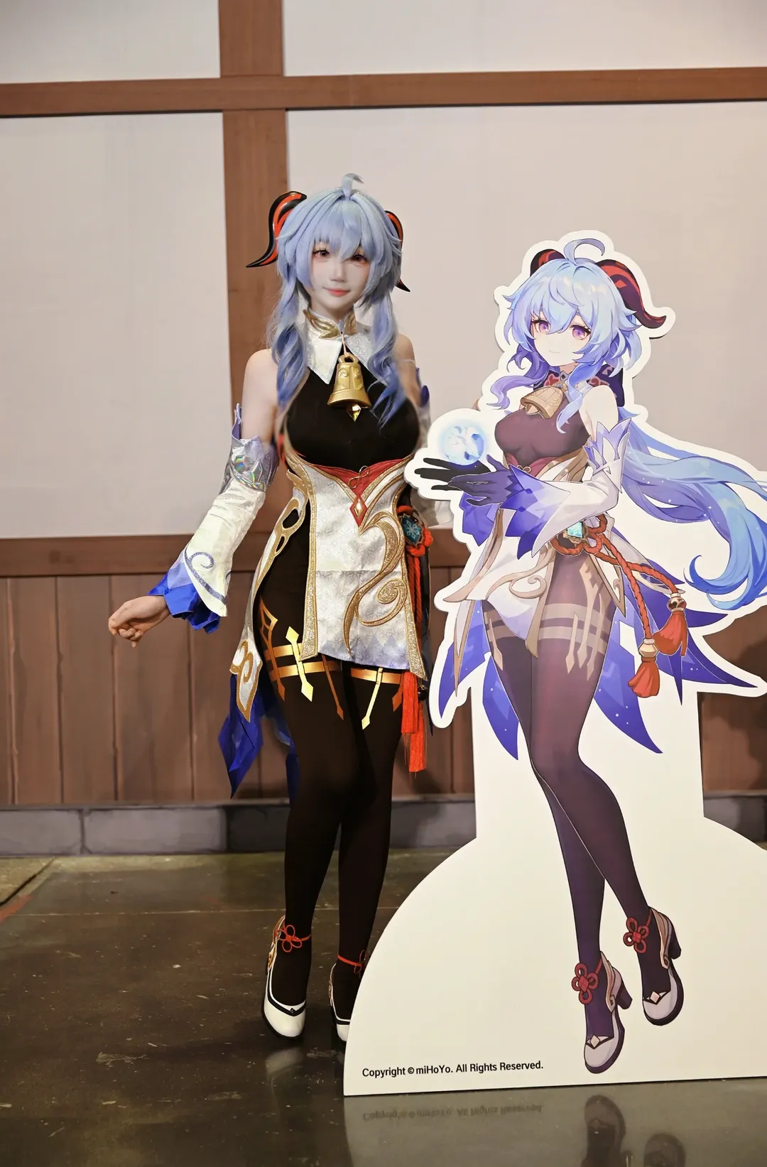 原神, 甘雨cos, 漫展现场, cosplay返图, 原神fes2024 - 第1张
