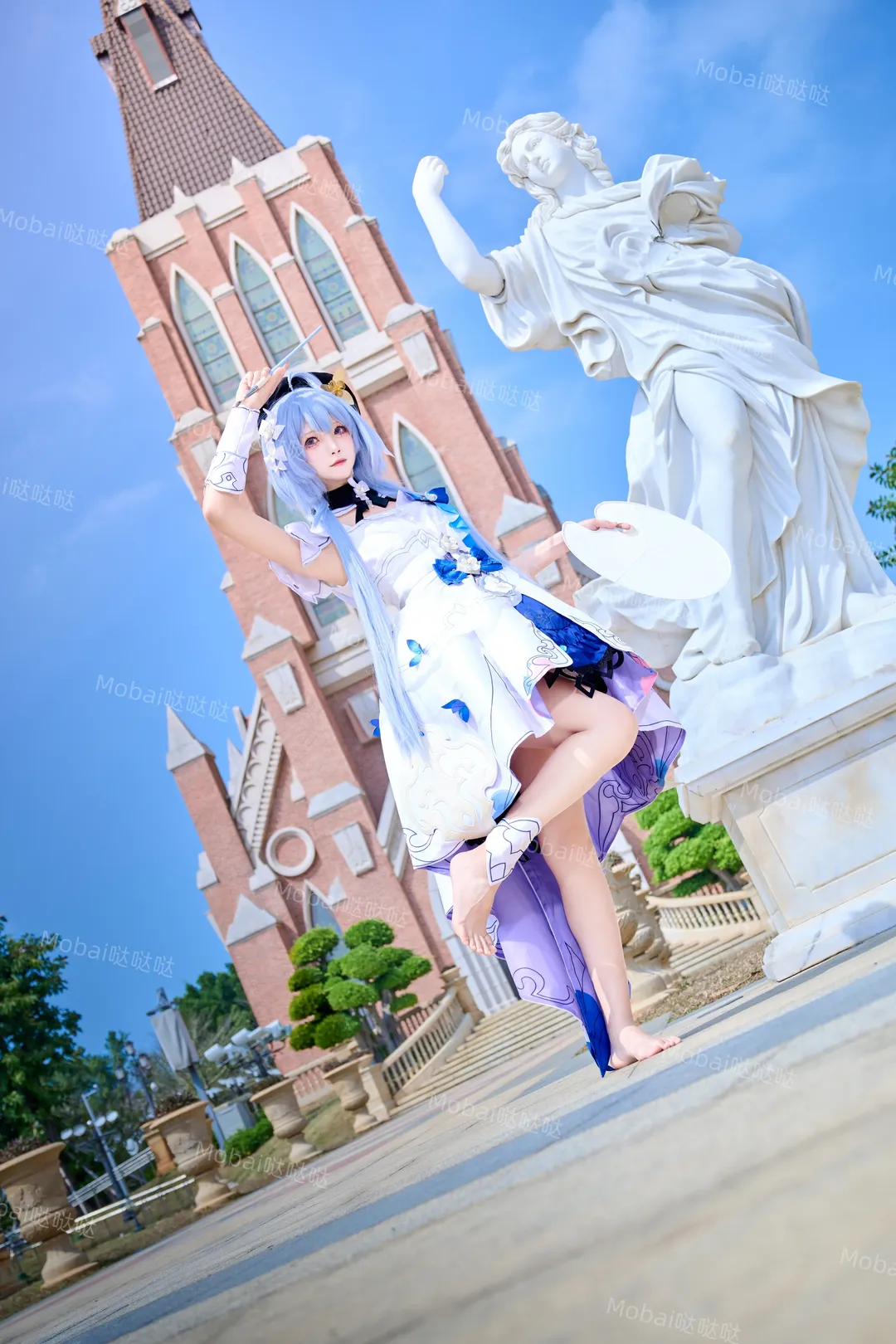 崩坏3, 户外摄影, 格蕾修cos, 繁星绘世之卷, cosplay正片 - 第3张