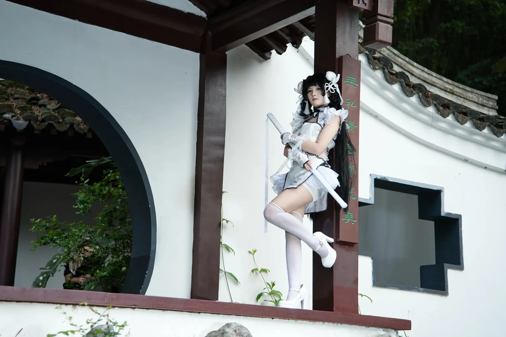 永劫无间, 殷紫萍cos, 玉髓冰心, cosplay摄影, 国风旗袍