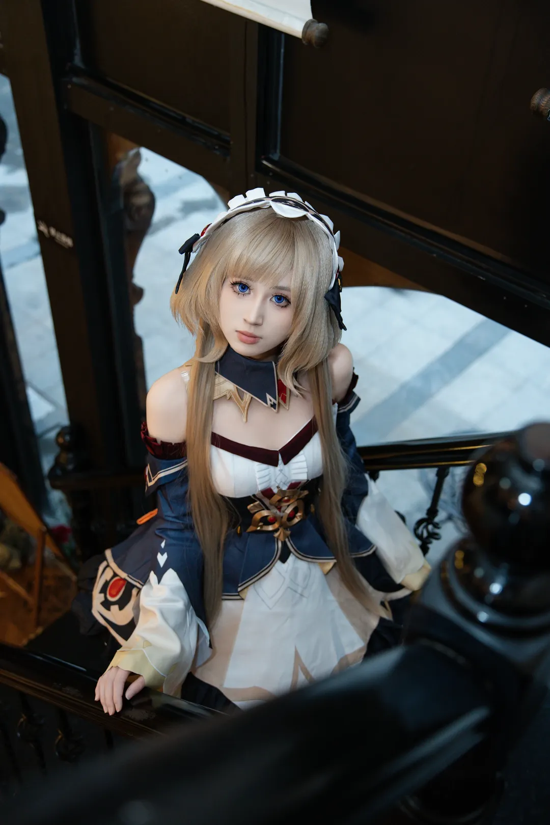 原神, 愚人众, cosplay摄影, 女仆装cos, 木偶桑多涅cos - 第1张
