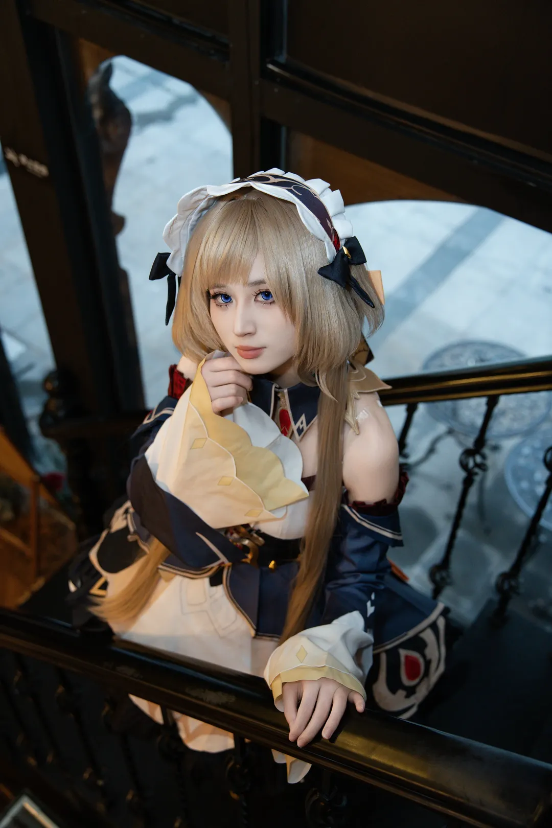 原神, 愚人众, cosplay摄影, 女仆装cos, 木偶桑多涅cos - 第5张