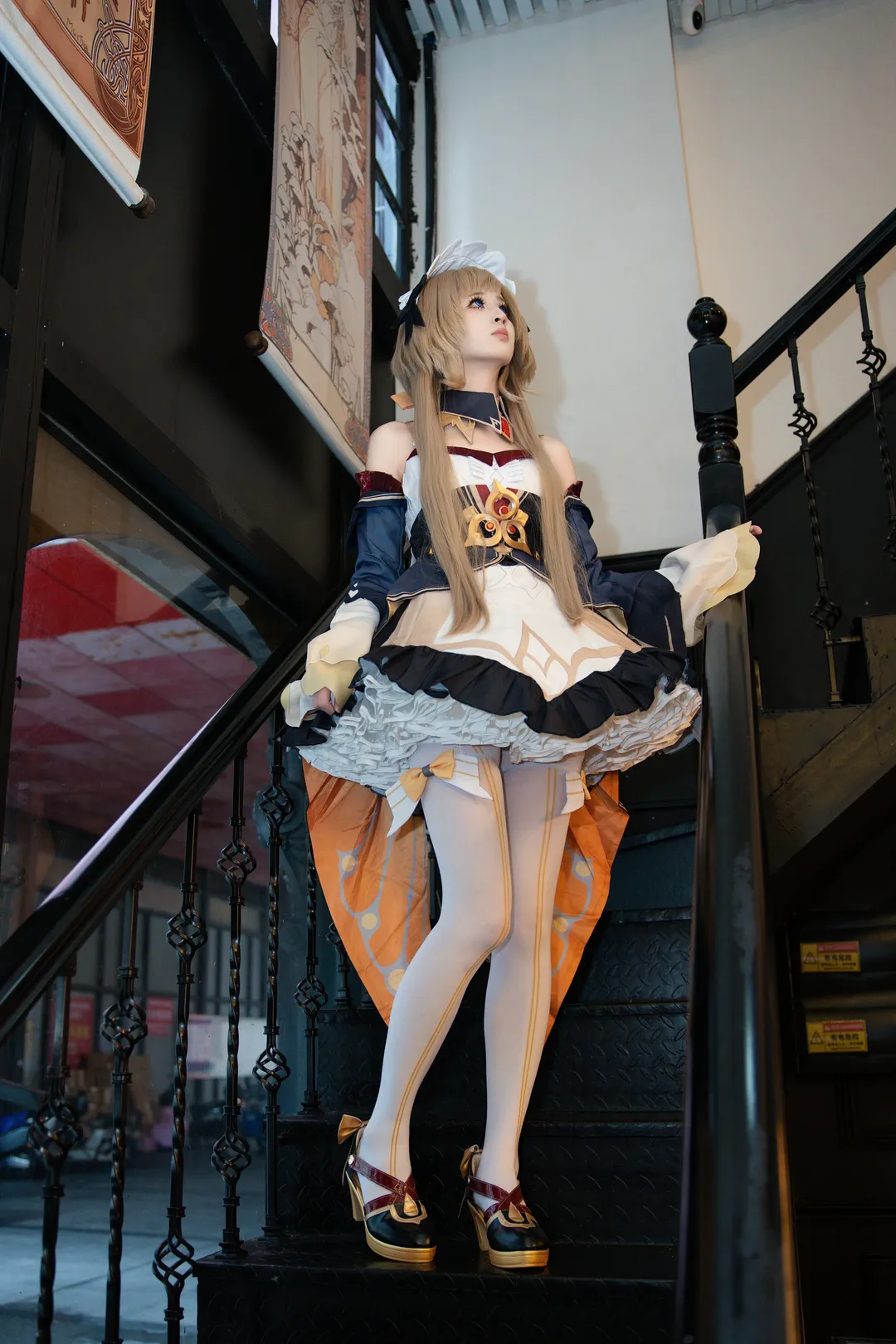 原神, 愚人众, cosplay摄影, 女仆装cos, 木偶桑多涅cos - 第7张