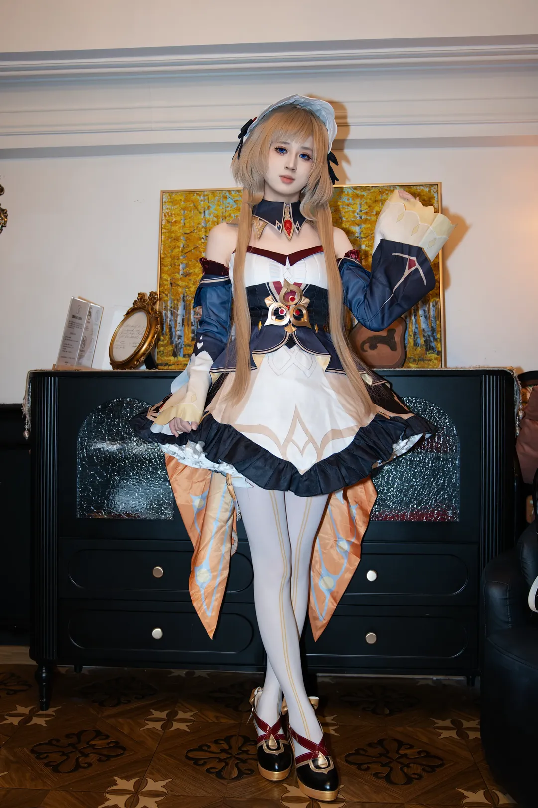 原神, 愚人众, cosplay摄影, 女仆装cos, 木偶桑多涅cos - 第8张