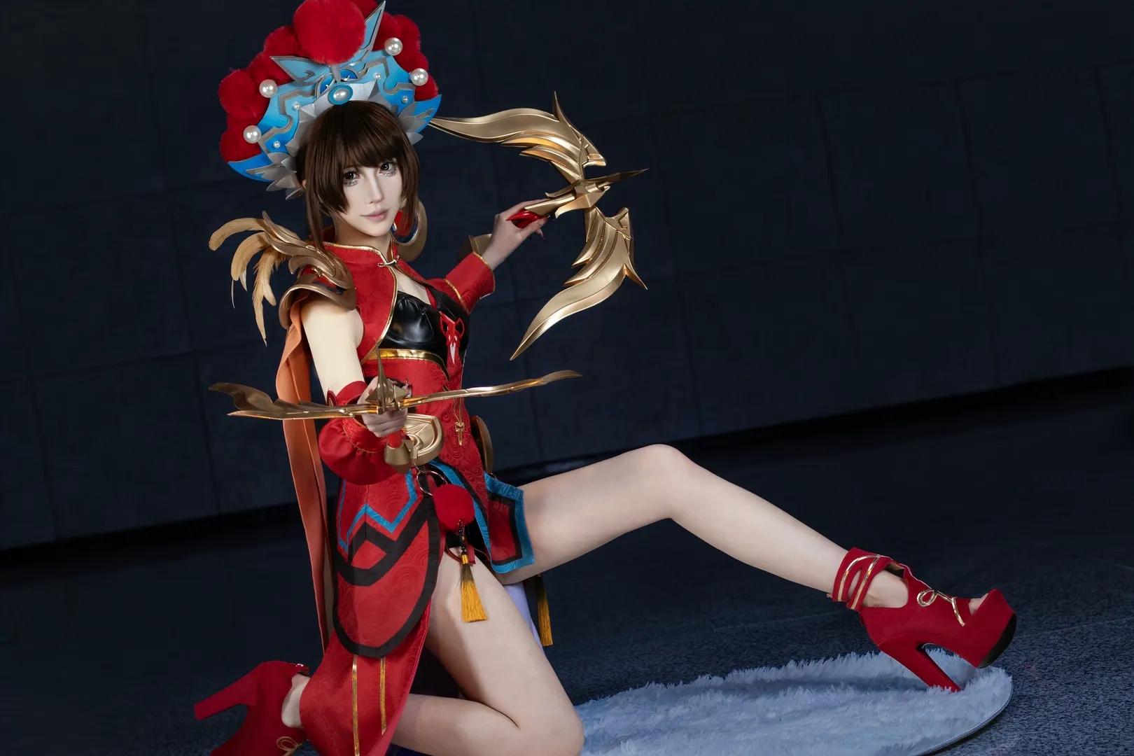 二次元摄影, 王者荣耀, cosplay场照, 虞姬cos, 古风造型 - 第6张