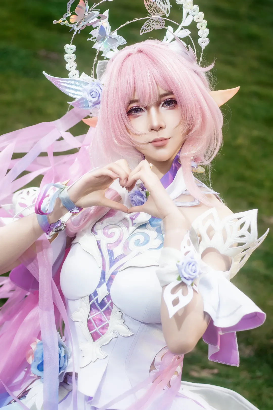 昔涟cos, 崩坏星穹铁道, 二次元cosplay, 漫展外景, 逐火迷蝶
