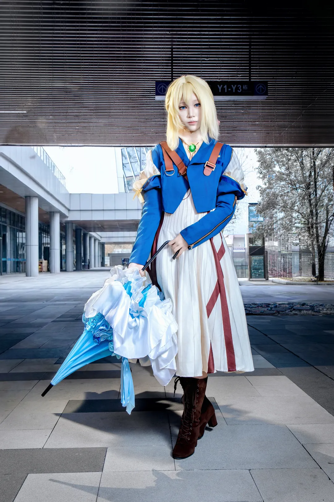 动漫cos, cosplay正片, 紫罗兰永恒花园, 氛围感cos, 薇尔莉特伊芙加登cos - 第4张