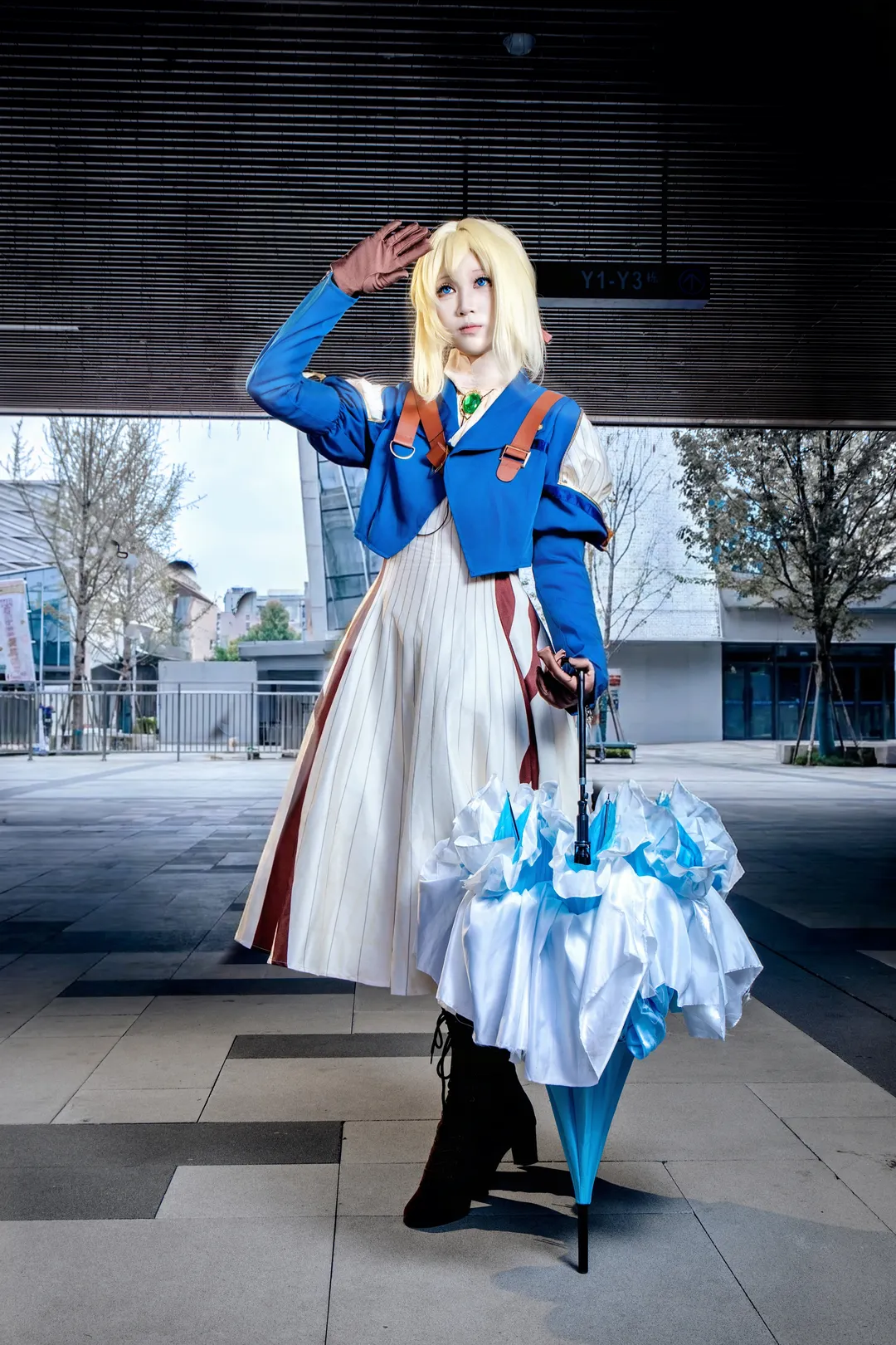 动漫cos, cosplay正片, 紫罗兰永恒花园, 氛围感cos, 薇尔莉特伊芙加登cos - 第6张