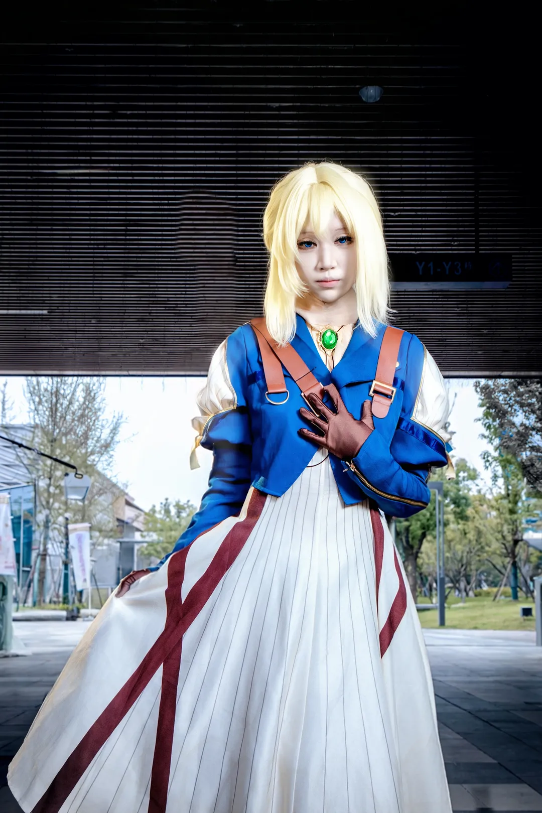 动漫cos, cosplay正片, 紫罗兰永恒花园, 氛围感cos, 薇尔莉特伊芙加登cos - 第7张