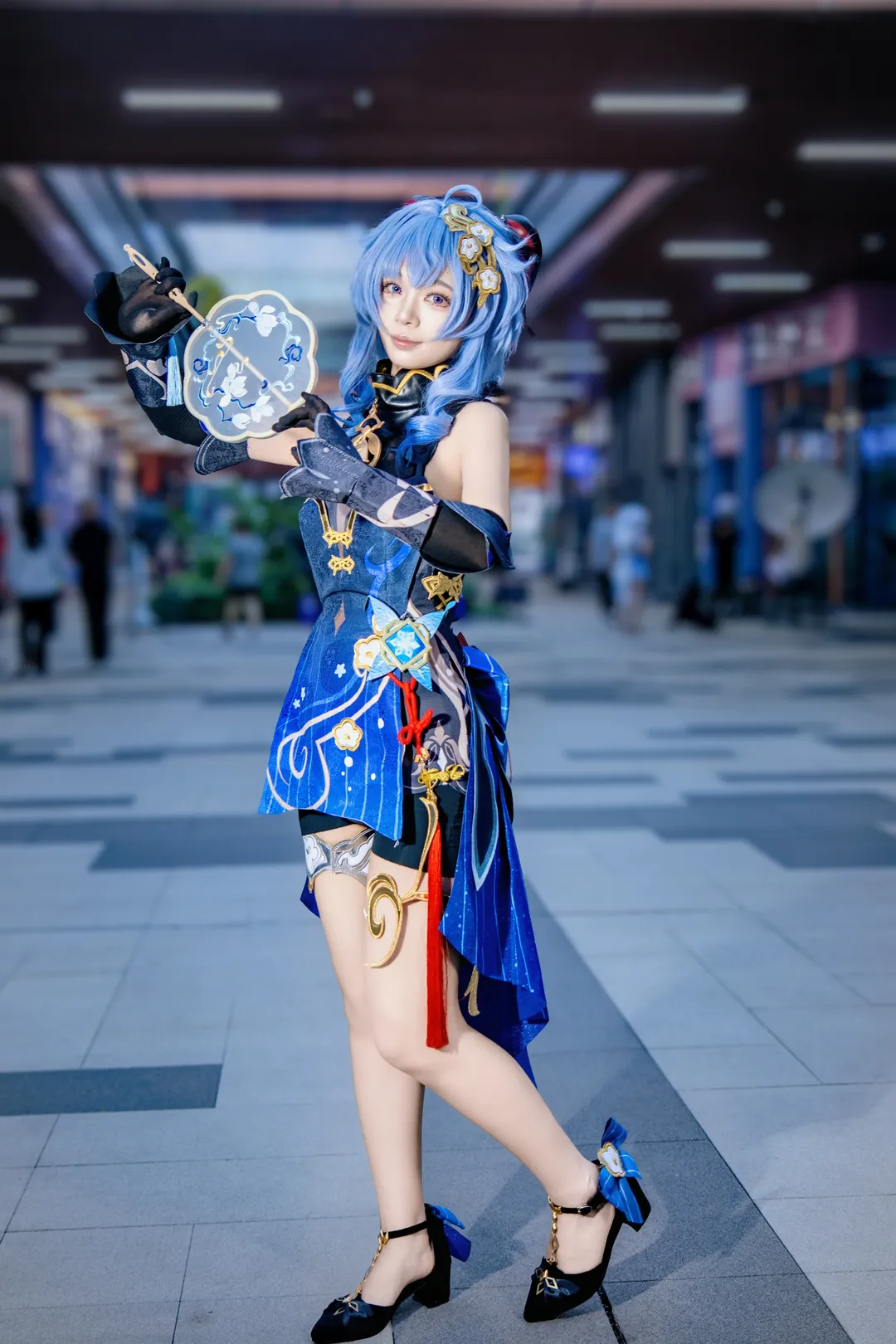 Genshin Impact, Ganyu Cosplay, Lantern Rite, Cosplay photography, Twilight Blossom - Image 1