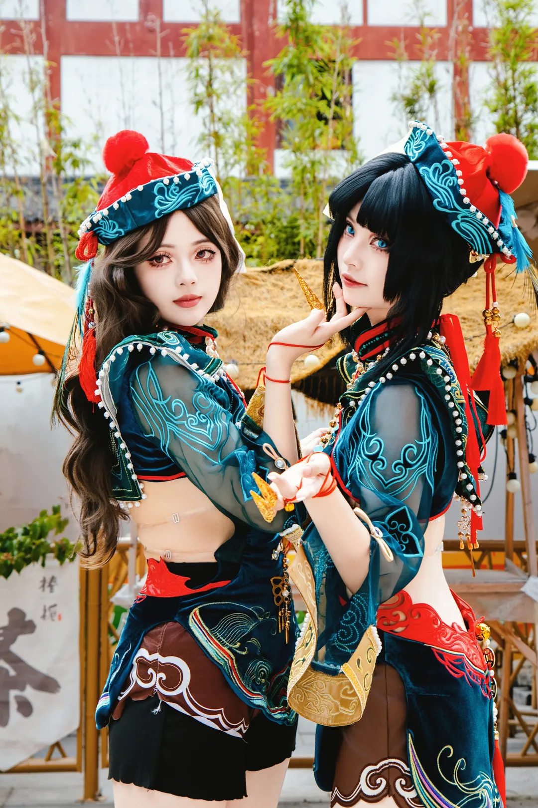玉玲珑cos, 永劫无间, 双人cos, 古风cosplay, 墨行衣