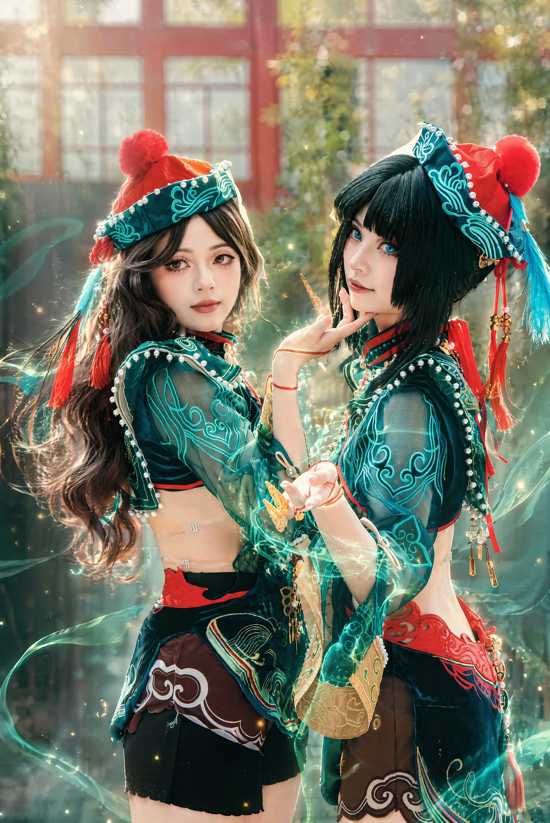 玉玲珑cos, 永劫无间, 双人cos, 古风cosplay, 墨行衣 - 第2张