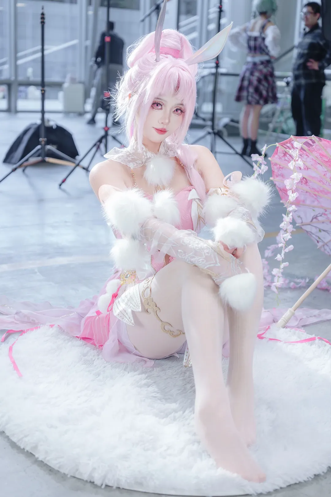 二次元摄影, 永劫无间, 漫展场照, 胡桃cos, 粉白cosplay - 第3张