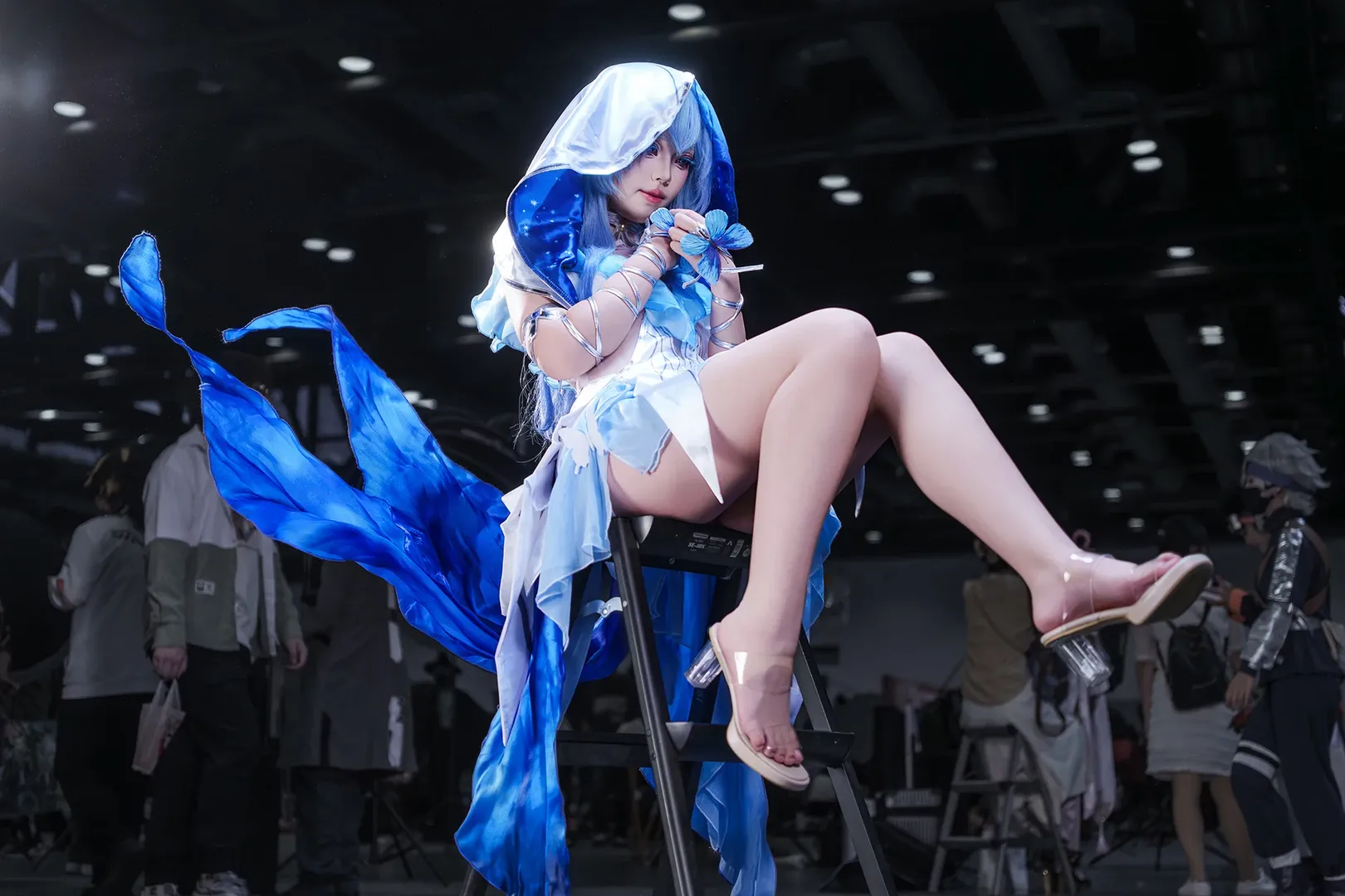 Wuthering Waves, Anime-style photography, Convention photo, Convention photos, The Shorekeeper cosplay