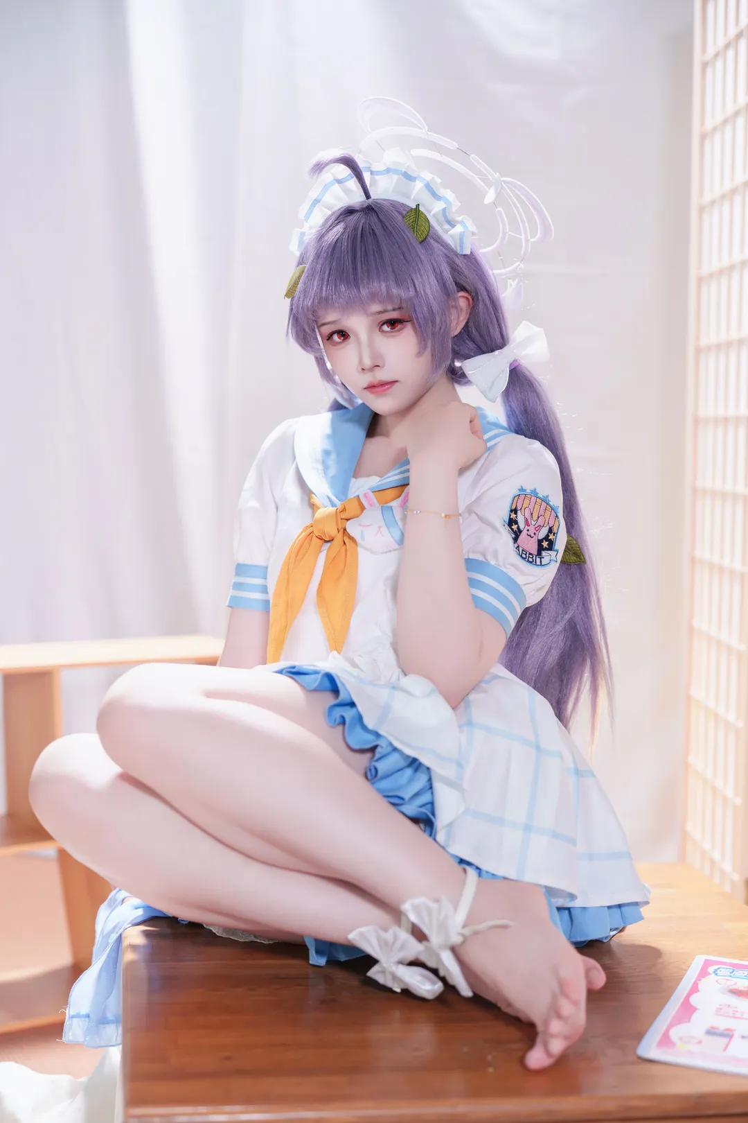 ブルーアーカイブ, 二次元コスプレ, 同人創作祭, 霞沢ミユのコスプレ, セーラー服少女