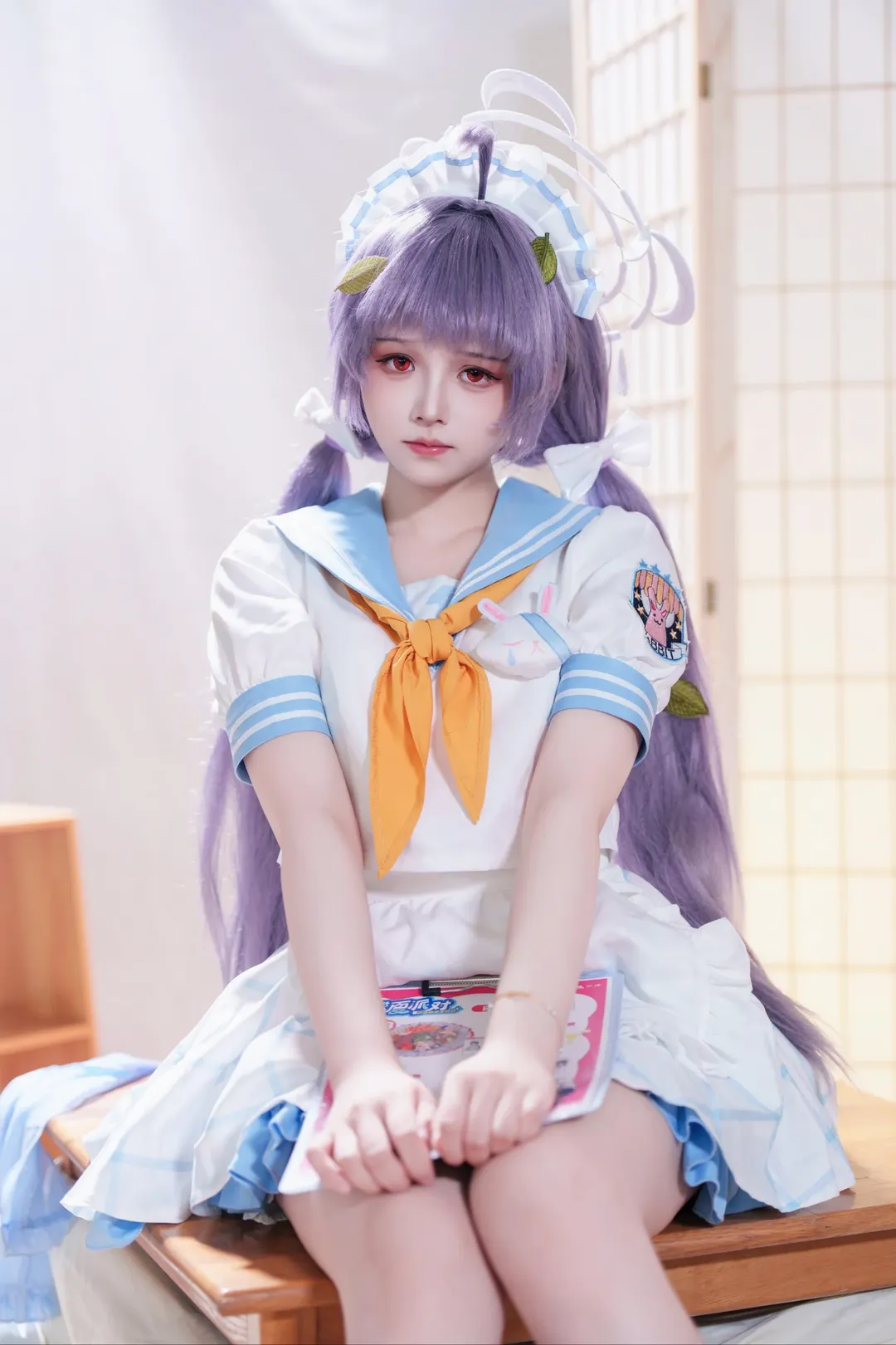 Blue Archive, Anime cosplay, Fan Content Festival, Kasumizawa Miyu cosplay, Sailor uniform girl - Image 2
