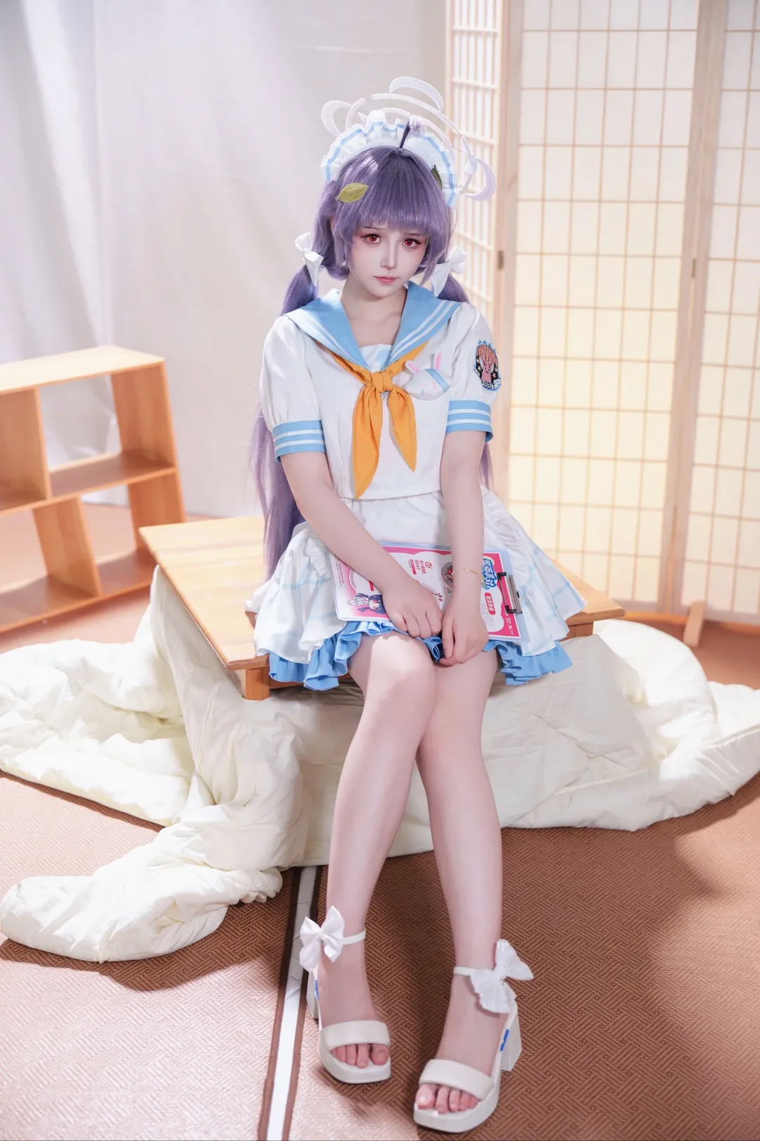 Blue Archive, Anime cosplay, Fan Content Festival, Kasumizawa Miyu cosplay, Sailor uniform girl - Image 3