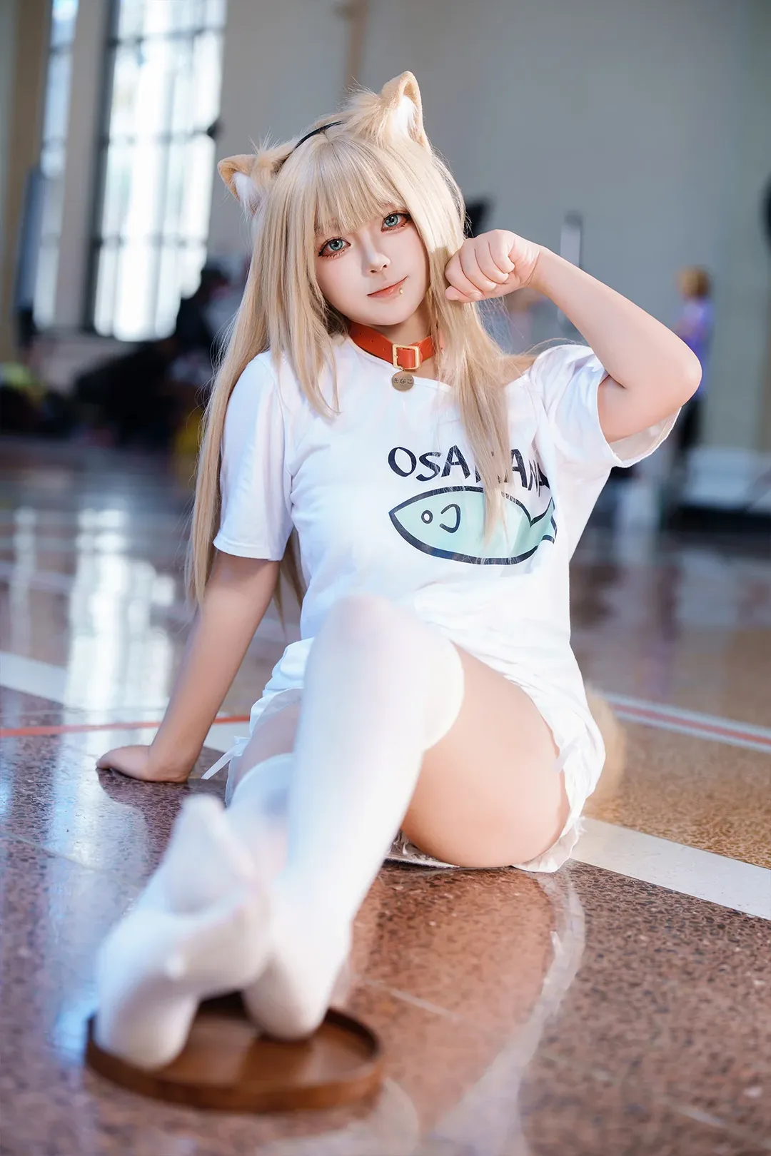 二次元摄影, 漫展返图, 白丝穿搭, 猫系少女, 兽耳cos - 第3张