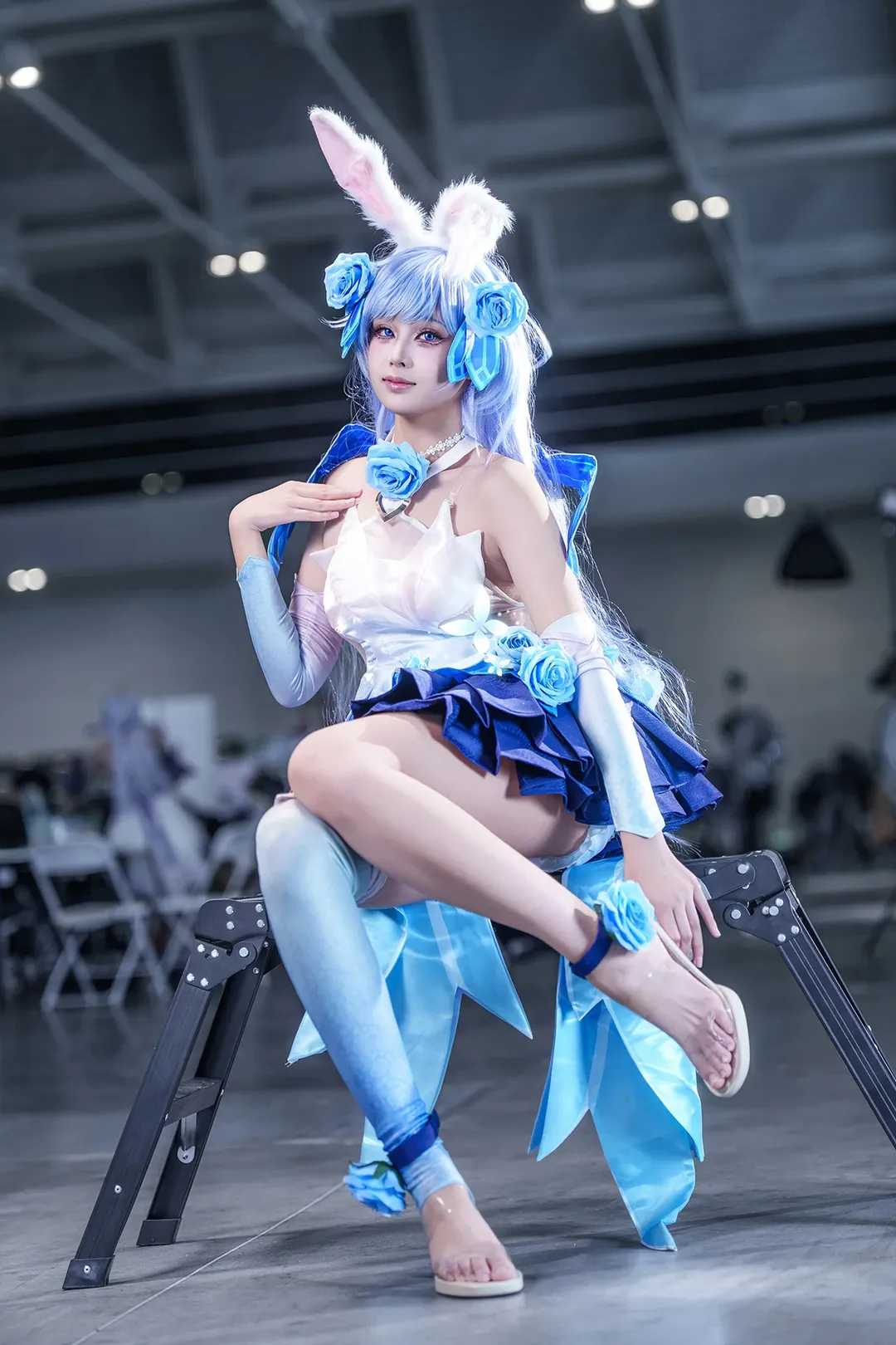 Anime-style photography, Honor of Kings, Convention photos, Casual cosplay, Gongsun Li Flower Dance cosplay - Image 4