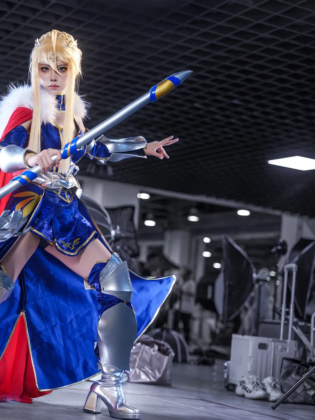 二次元撮影, Fate/Grand Order, アルトリア コスプレ, コスプレイベント写真, 槍トリア コスプレ - 3枚目